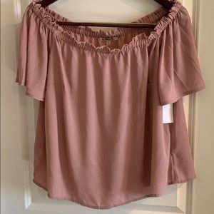 Charlotte Russe + Off the Shoulder Blouse